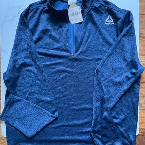Reebok Navy Double Knit Pullover